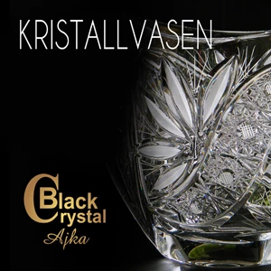 KRISTALLVASEN Black Crystal Ajka