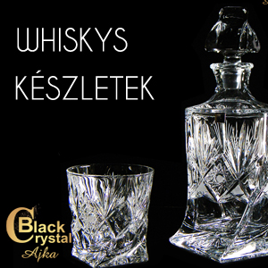 Black Crystal whiskys készlet Ajkáról