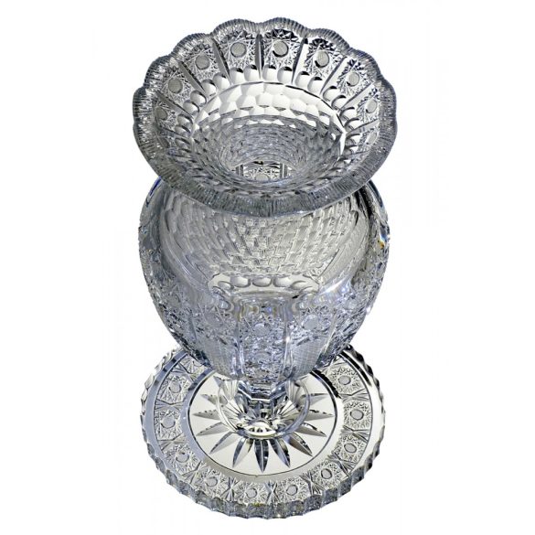 Classic * Bleikristall Pokalvase mit Fuß 30 cm (Sze11716)
