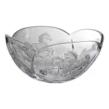 Other Goods * Kristall Vase mit Pferdemotiv 25 cm (Sze16416)