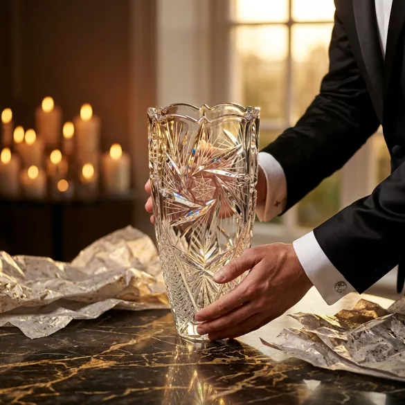 Victoria * Kristall Vase H 25 cm (PinwPr17141)