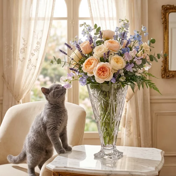 Victoria * Kristall Vase 28 cm (Cs17150)