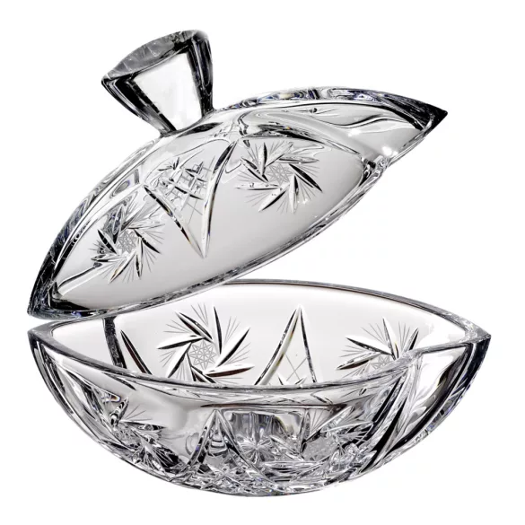 Victoria * Kristall Bonbonier 18 cm (Smi17165)