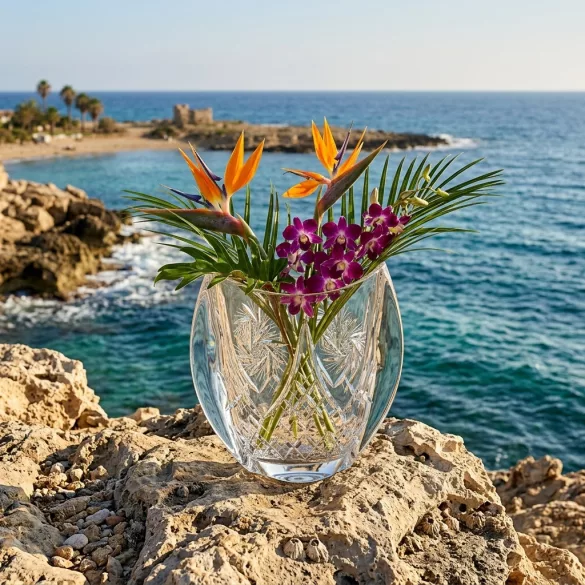 Victoria * Kristall Vase H 24 cm (Orb17189)