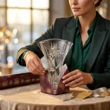 Victoria * Kristall Vase 24,5 cm (Orb17192)