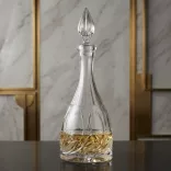 Viola * Kristall Weinflasche 1000 ml (H17266)
