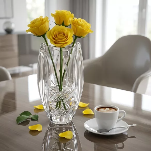 Viola * Kristall Vase H 30,5 cm (Orb17288)