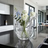 Viola * Kristall Vase H 24 cm (Orb17289)