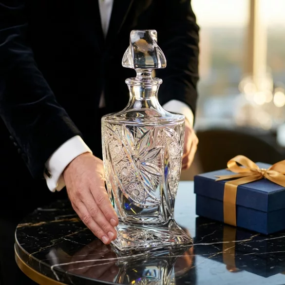 Liliom * Kristall Whiskys Flasche 770 ml (Cs17556)