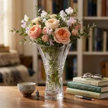 Liliom * Kristall X Vase 25,5 cm (Smi17557)