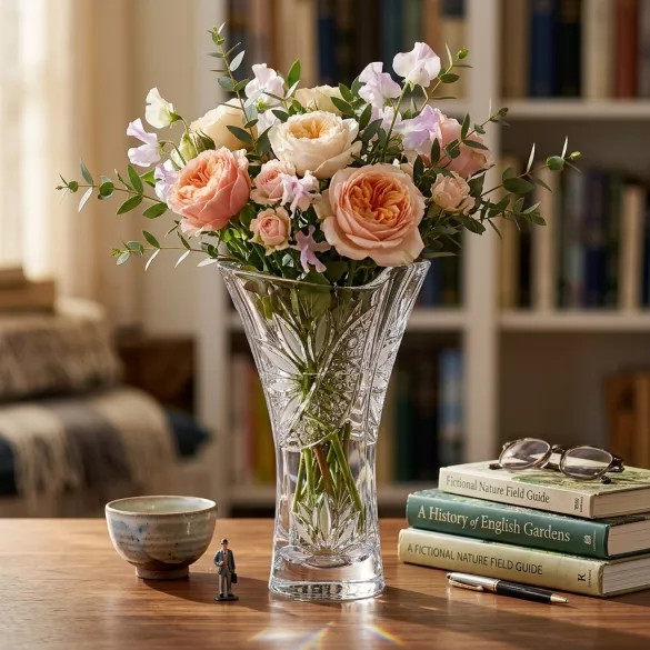 Liliom * Kristall X Vase 25,5 cm (Smi17557)