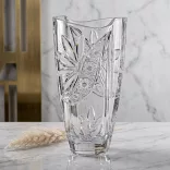 Liliom * Kristall Fassform Vase 28 cm (Smi17568)