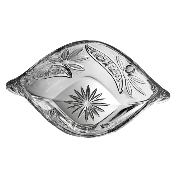 Liliom * Kristall Schale 30,5 cm (Orb17590)