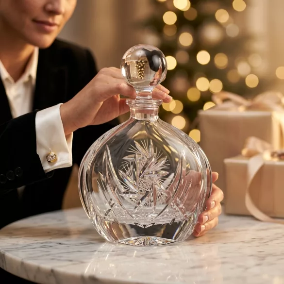 Victoria * Kristall Whiskyflasche 650 ml (Orb18041)