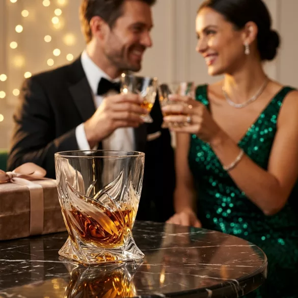 Fire * Kristall Whiskyglas 340 ml (Cs18617)