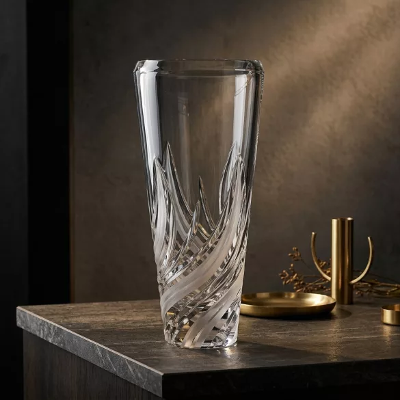 Fire * Kristall Vase 30,5 cm (Cam18664)
