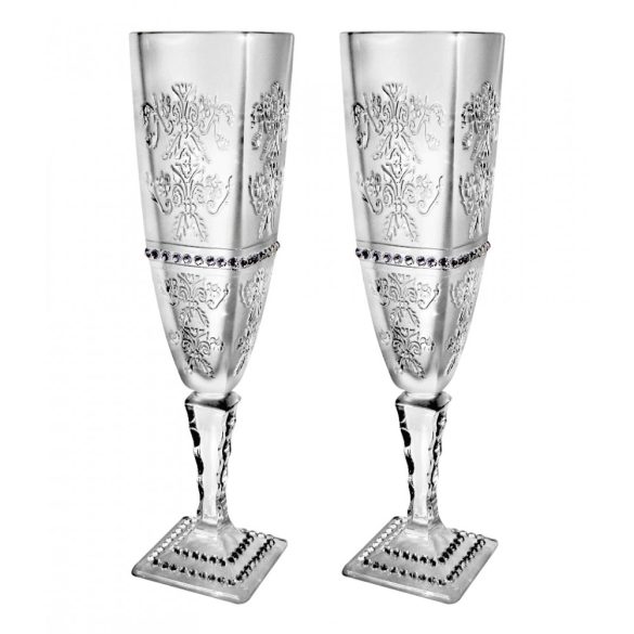 Royal * Kristall Sektglas-Set, bestehend aus 2 Stück (Ar18927)