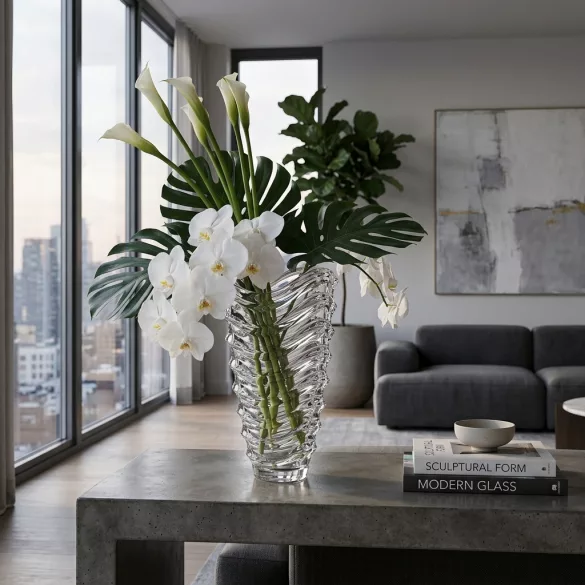 Wav * Kristall Vase 34 cm (39677)