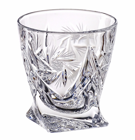 Viola Schnapsglas Balck Cyrstal